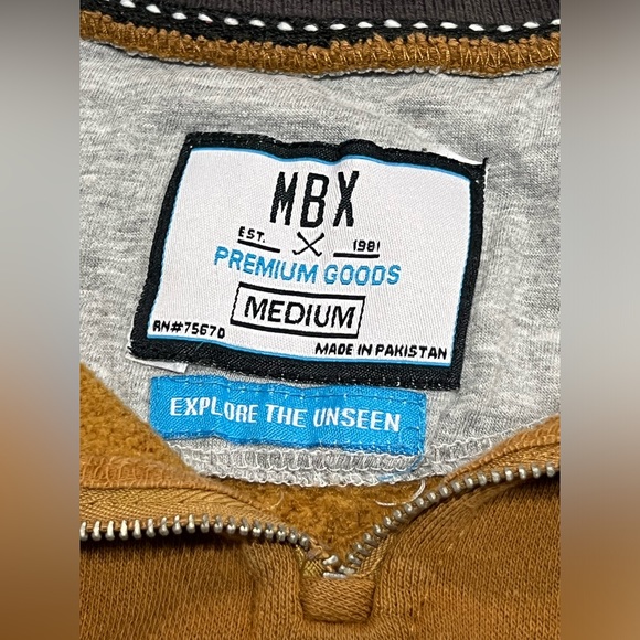 MBX PREMIUM GOODS Quarter zip Men’s Medium‎ - Picture 2 of 14